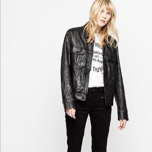 Zadig & Voltaire leather jacket